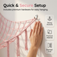 Corner Toy Hammock with Tulle Tassels