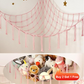 Corner Toy Hammock with Tulle Tassels