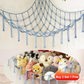 Corner Toy Hammock with Tulle Tassels