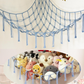 Corner Toy Hammock with Tulle Tassels