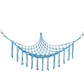 Corner Toy Hammock with Tulle Tassels