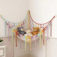 Corner Toy Hammock with Tulle Tassels