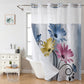 Elegant Printed Double Layer Grommet Shower Curtain