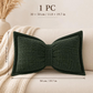 📢📢50%OFF ⏰Soft Chenille Bow-Shaped Throw Pillow