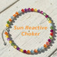 Rainbow Cat's Eye Beaded Necklace