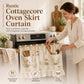 🍽️ LIMITED-TIME 50% OFF! 🏠 Oven Skirt Curtain with Pockets – Rustic Cottagecore Style, Quick-Access Storage & Easy Install ✨