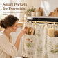 🍽️ LIMITED-TIME 50% OFF! 🏠 Oven Skirt Curtain with Pockets – Rustic Cottagecore Style, Quick-Access Storage & Easy Install ✨