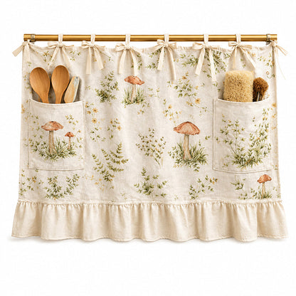 🍽️ LIMITED-TIME 50% OFF! 🏠 Oven Skirt Curtain with Pockets – Rustic Cottagecore Style, Quick-Access Storage & Easy Install ✨