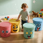 📢📢50% OFF !! ⏰️ 4 Sheets Funny Smiley Face Stickers