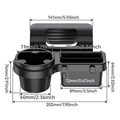Space-Saving Car Cup Holder Expander