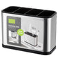 Space-Saving Stainless Steel Kitchen Utensil Holder