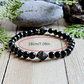 Elegance Black Obsidian Beaded Bracelet