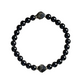 Elegance Black Obsidian Beaded Bracelet