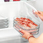 🍱 LIMITED-TIME 50% OFF! 👀 Clear Fridge Storage Container with Lid – Transparent Visibility, Stackable Design & 3 Size Options – Organize Your Fridge Effortlessly ✨