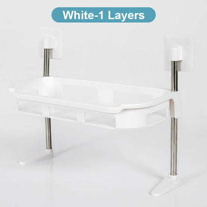Multifunctional Durable Punch-Free Multi-Layer Storage Shelf