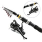 Complete Travel Fishing Gear Set & Carrying Bag