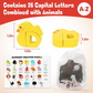 26-Piece Wooden Letter & Animal Matching Toy