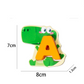 26-Piece Wooden Letter & Animal Matching Toy