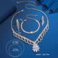 🌸 50% OFF NOW! 🌸Elegant Lotus Rhinestone Jewelry Set