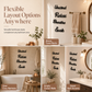🎉 2026 Sale — Over 13,000 Sold!🛁 4‑Piece Farmhouse Bathroom Wall Decor Set‑3D Cutout Poplar Wood Wall Signs 🧱✨