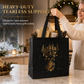 📢📢40% OFF !! ⏰Black Christmas Non Woven Gift Tote Bag Holiday Present Packaging Bag 23x22x11cm