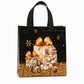 📢📢40% OFF !! ⏰Black Christmas Non Woven Gift Tote Bag Holiday Present Packaging Bag 23x22x11cm