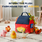 🧸 50% OFF! 🚜 Interactive Plush Farm House Toy Set for Kids – 6 Exploration Zones, Adorable Animal Puppets & Portable Storage Design – Learn, Play & Grow ✨