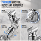 🚿 Adjustable Suction Cup Shower Head Holder: Drill-Free, Multi-Angle Neck, Strong Grip, Universal Fit for Bathroom Tiles