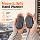 Magnetic Split 2-in-1 Rechargeable Hand Warmer Mini Portable USB Electric Hand Warmer