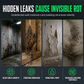 MT68 Pinless Spherical Sensor Moisture Meter for Wall Plaster Putty Masonry and Tile Leakage Testing