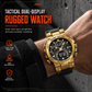 Tactical Style 50M Waterproof Multifunctional Digital Sports Watch