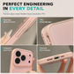 Full Coverage Ice Feeling Glass Phone Case with Built-in Camera Lens Protector Compatible