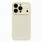 Full Coverage Ice Feeling Glass Phone Case with Built-in Camera Lens Protector Compatible