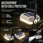 Solar Rechargeable LED Camping Lantern Multifunctional Handheld Work Light with Long Battery Life for Outdoor Emergencies