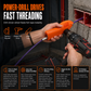 ⚡ Electrician Wire Threader Kit: 6mm Cable Puller, Drill-Powered, Tension Control, Durable ABS/Steel, for Fast Wiring