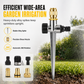 Automatic Rotating Lawn Sprinkler with Alloy Ground Spike and Copper Nozzle Garden Irrigation Tool Set