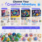 Kids Creative DIY Rock Painting Kit Pebble Stone and Shell Art Craft Set