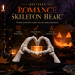 📢📢50% OFF !! ⏰Halloween Resin Skeleton Figurine with Heart Hand Gesture for Home Bedroom Desktop Decoration