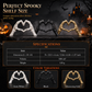 📢📢50% OFF !! ⏰Halloween Resin Skeleton Figurine with Heart Hand Gesture for Home Bedroom Desktop Decoration