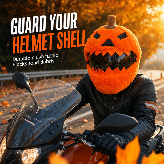 🏍️ Save 50%! 🎅 Plush Helmet Cover – Cartoon & holiday fun, universal fit ✨