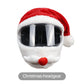 🏍️ Save 50%! 🎅 Plush Helmet Cover – Cartoon & holiday fun, universal fit ✨