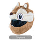 🏍️ Save 50%! 🎅 Plush Helmet Cover – Cartoon & holiday fun, universal fit ✨