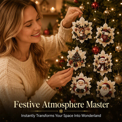 Christmas DIY Painting Hanging Ornaments Set