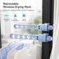 Space Saving Window Drying Rack