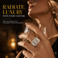 💍 50% OFF! ✨ Plated Cubic Zirconia Engagement Ring – Dazzling Marquise Cut, Multi-Layer Electroplating & Precision Hand-Set Prongs – Everyday Luxury for Every Gesture ✨