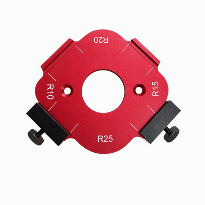 Woodworking Router Template Round Corner R Angle Arc Jig Tool for Wood Router Trimmer Wardrobe DIY Corner Trimming