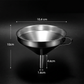 🥣 50% OFF! ✨ Stainless Steel Filter Funnel – Removable Fine Mesh Filter, Wide Opening & Smooth Fast Flow – Food-Grade Kitchen & Lab Essential in 5 Sizes ⚙️