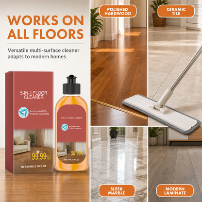 ✨Floor cleaner that removes stains and odors