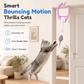 🐱 Interactive Cat Toy: Automatic Bouncing Mouse, Electric Retractable String, Clamp Mount, Safe Play