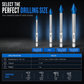 Hex Shank Carbide Eccentric Drill Bit for Ceramic Tile Glass and Concrete Hole Drilling